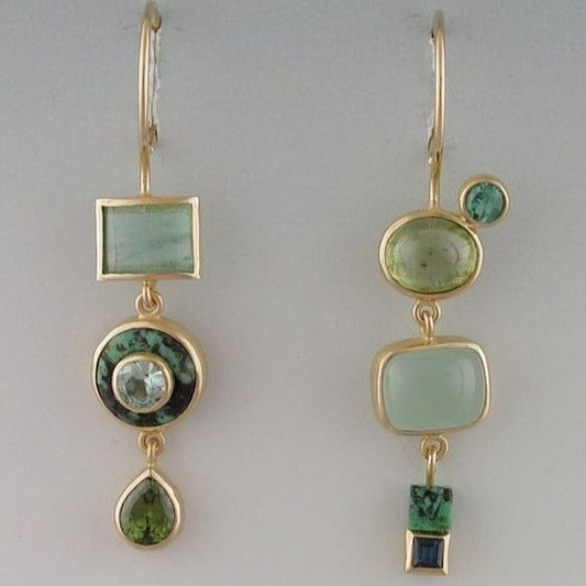 Mia | Elegant Antique Rose Earrings