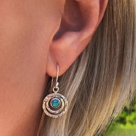 Mia | Elegant Boho Earrings for Women with Turquoise Stone