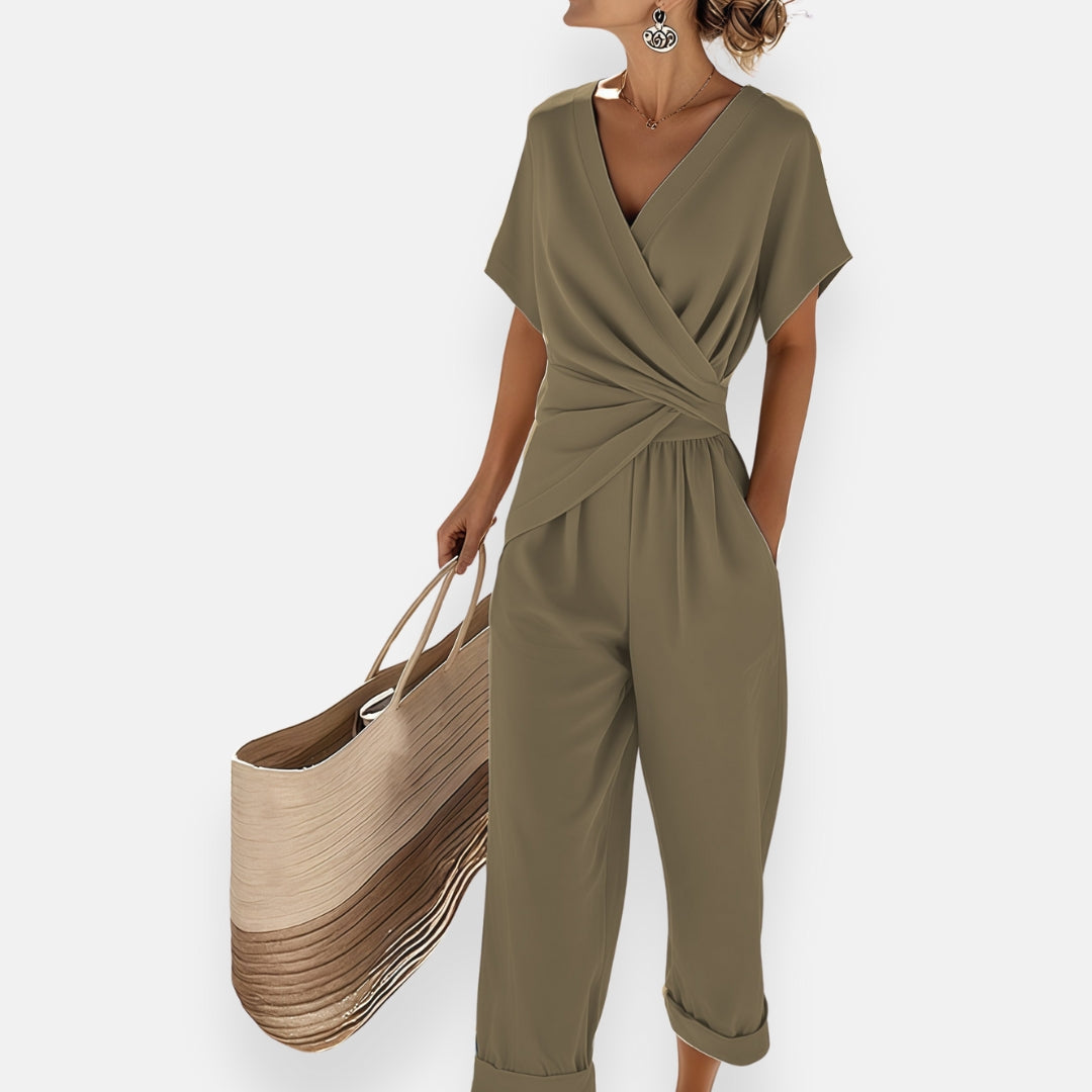 Mia | Elegant Draped One-Piece Outfit