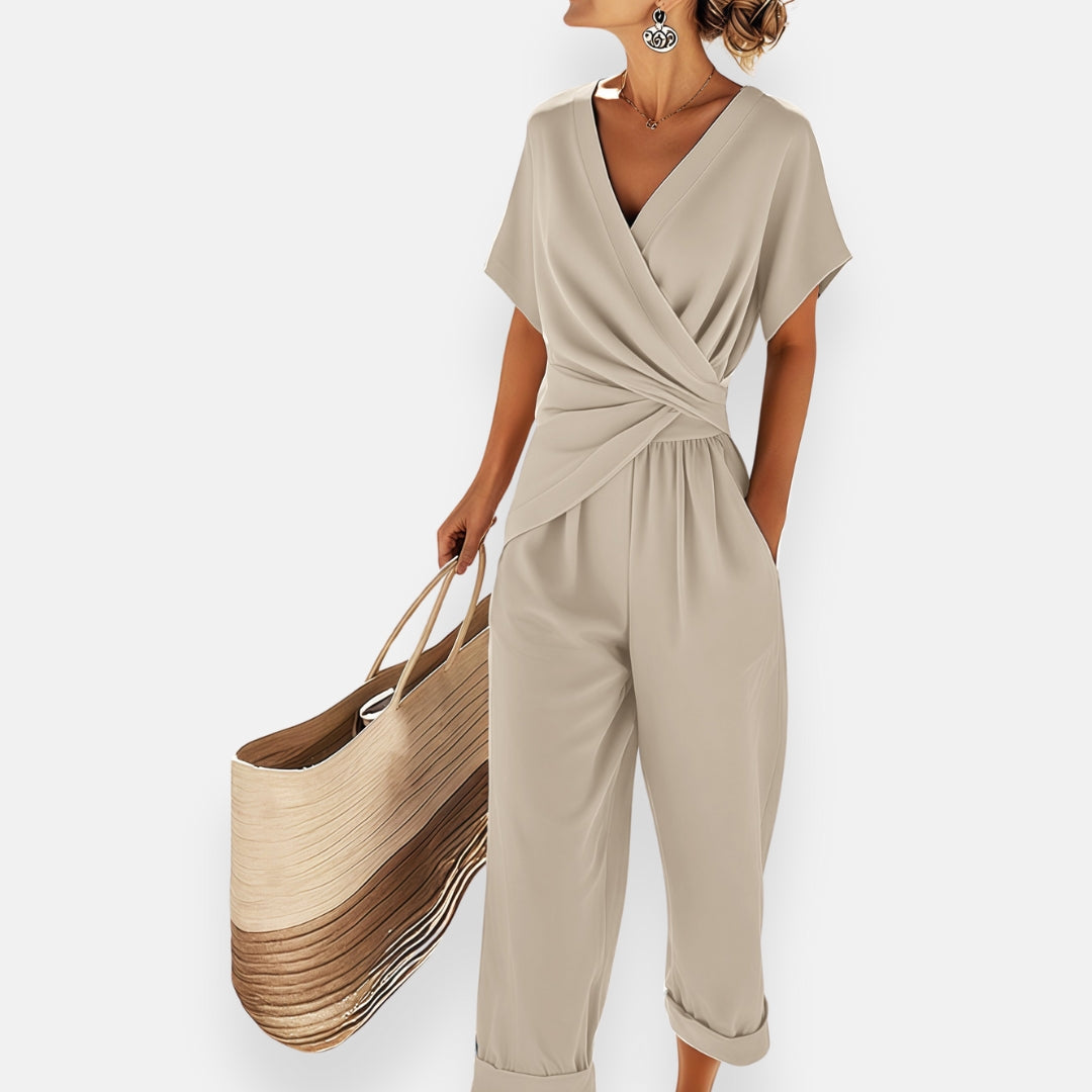 Mia | Elegant Draped One-Piece Outfit