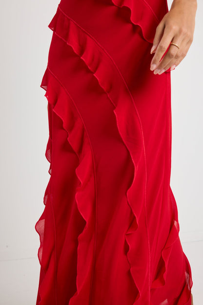 Mia | Elegant Flowy Maxi Dress