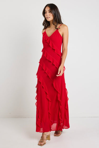 Mia | Elegant Flowy Maxi Dress