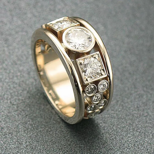Elegant Handmade Golden Dreams Ring