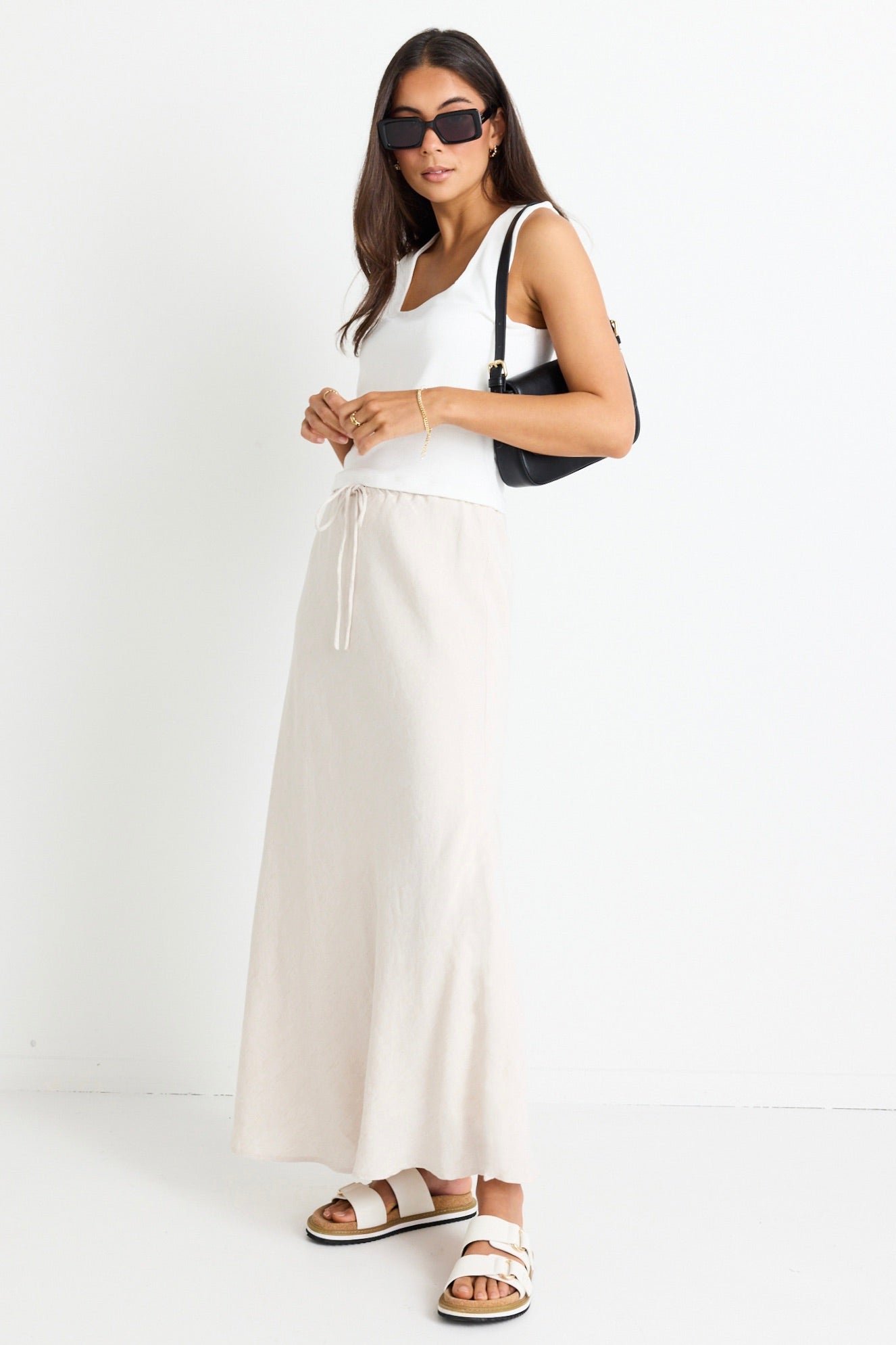Mia | Elegant Lightweight Maxi Skirt