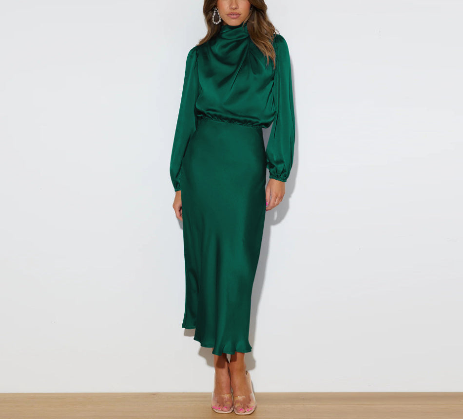 Mia | Elegant Long Sleeve Maxi Dress for Women