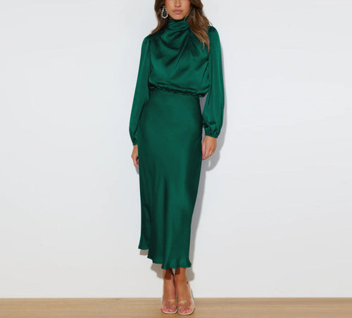 Mia | Elegant Long Sleeve Maxi Dress for Women