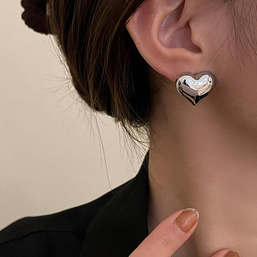 Mia | Elegant Radiant Heart Earrings