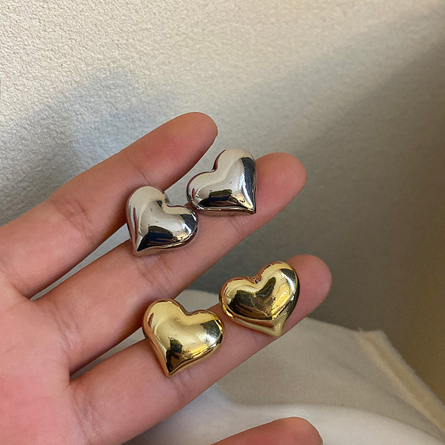 Mia | Elegant Radiant Heart Earrings