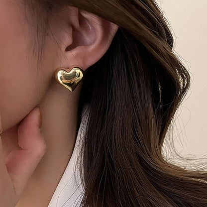 Mia | Elegant Radiant Heart Earrings