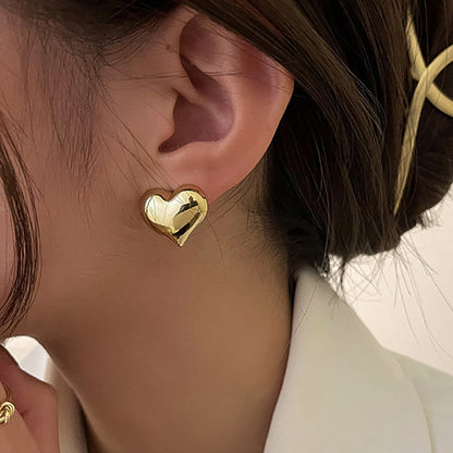Mia | Elegant Radiant Heart Earrings