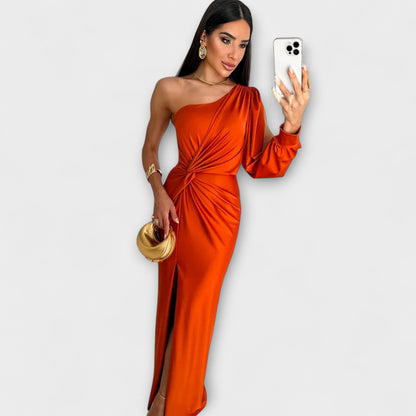 Mia | Elegant Sophisticated Formal Dress for Weddings and Special Occasions