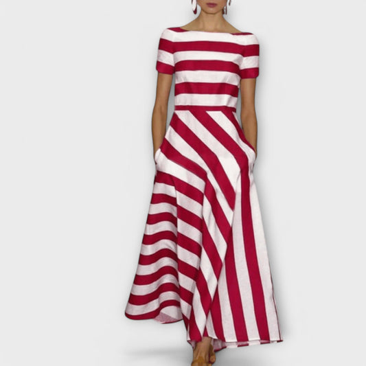 Mia | Elegant Striped Summer Dress for Women