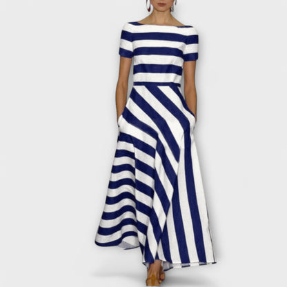 Mia | Elegant Striped Summer Dress for Women