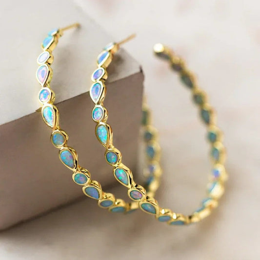 Mia | Elegant Vintage Hoop Earrings
