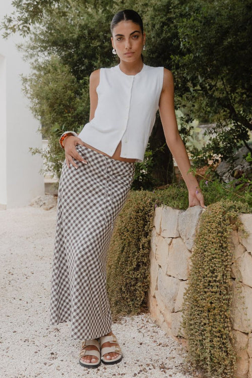 Mia | Flirty Comfortable Maxi Skirt