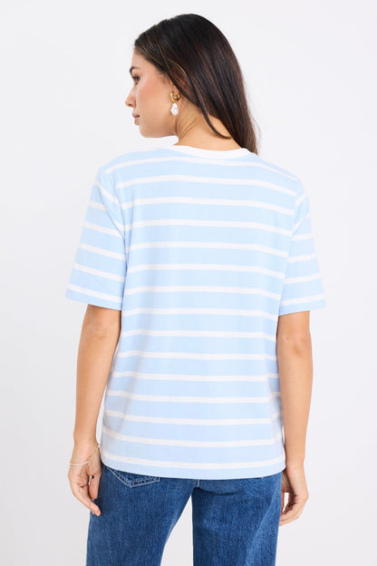 Mia | Playful Boxy Fit Striped Tee