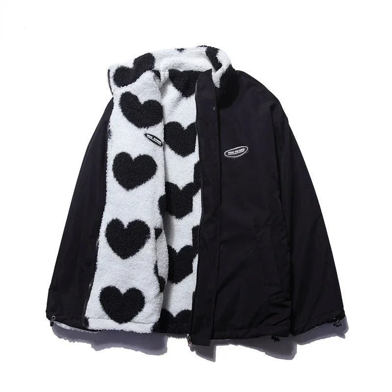 Mia | Playful Reversible Women's Jacket for Versatile Style