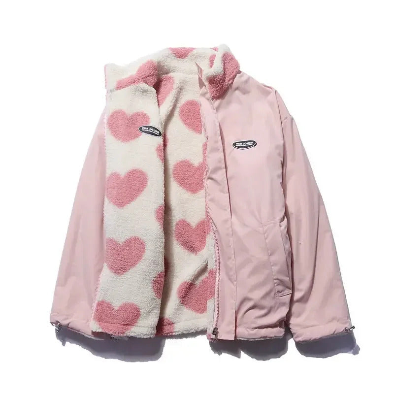 Mia | Playful Reversible Women's Jacket for Versatile Style