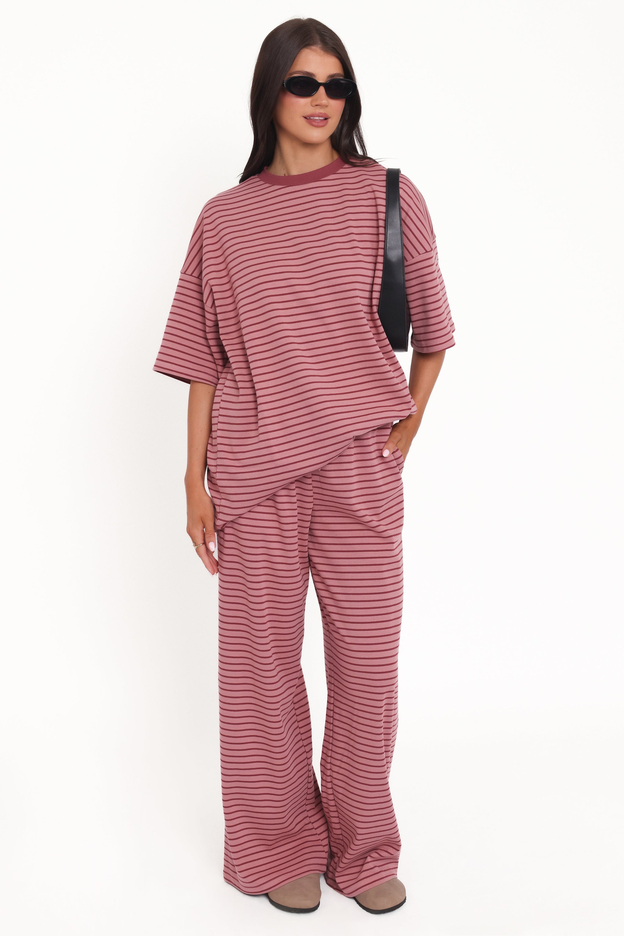 Mia | Relaxed Oversized Striped Tee