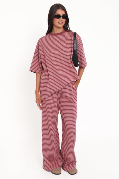 Mia | Relaxed Oversized Striped Tee