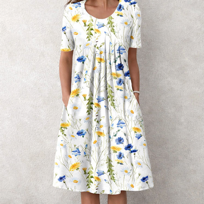 Mia | Soft Cotton Tummy Coverage Dress