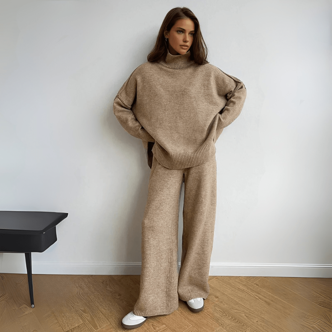 Mia | Soft Relaxed Knit Lounge Set