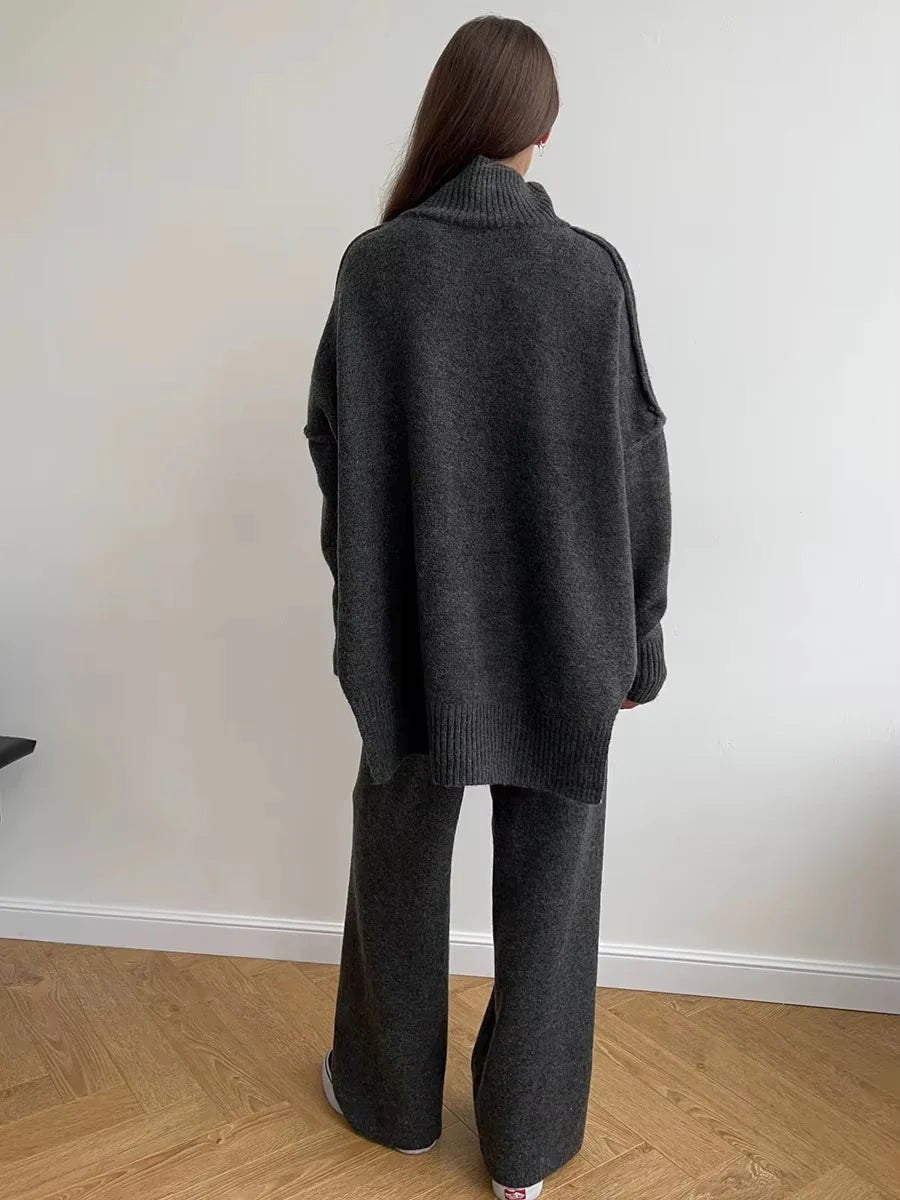Mia | Soft Relaxed Knit Lounge Set