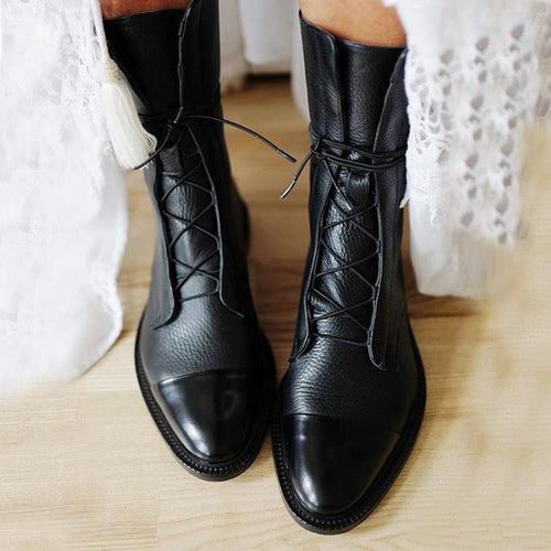 Mia | Stylish Black High Heel Boots for Women
