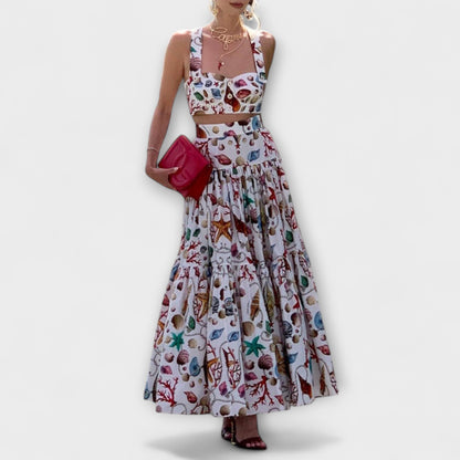 Mia | Stylish Chic Two-Piece Skirt Set