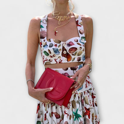 Mia | Stylish Chic Two-Piece Skirt Set