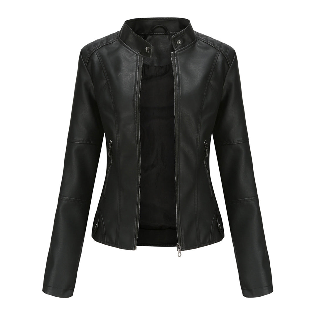 Mia | Stylish Elegant Leather Jacket