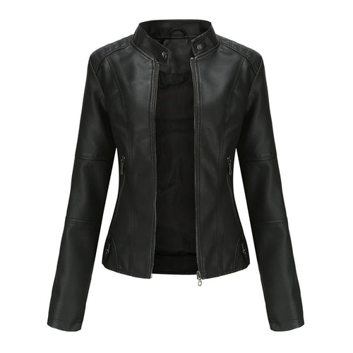 Mia | Stylish Elegant Leather Jacket