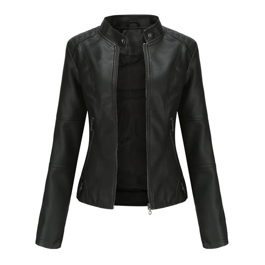 Mia | Stylish Elegant Leather Jacket