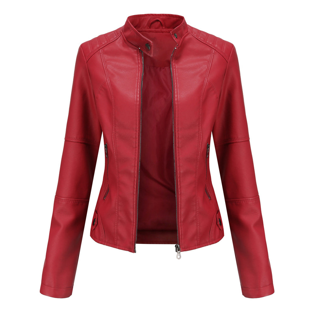 Mia | Stylish Elegant Leather Jacket