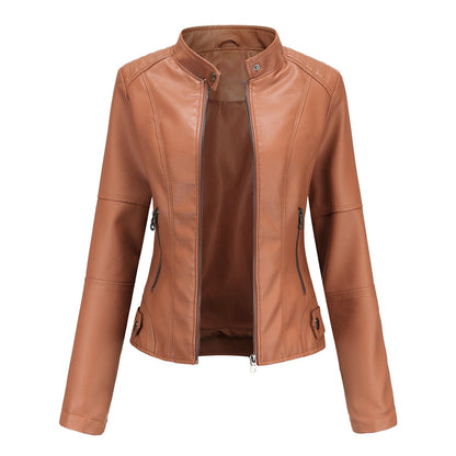 Mia | Stylish Elegant Leather Jacket