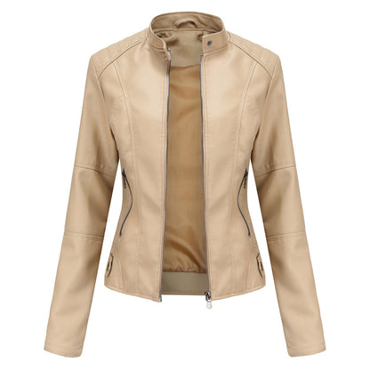 Mia | Stylish Elegant Leather Jacket