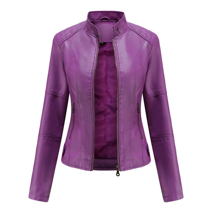 Mia | Stylish Elegant Leather Jacket