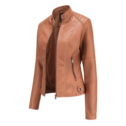 Mia | Stylish Elegant Leather Jacket
