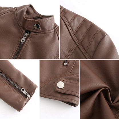 Mia | Stylish Elegant Leather Jacket