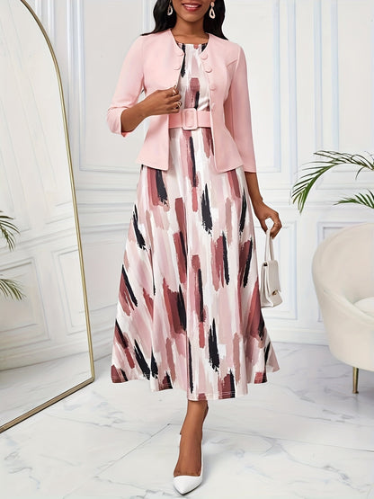 Mia | Stylish Geometric Two Piece Set for Women