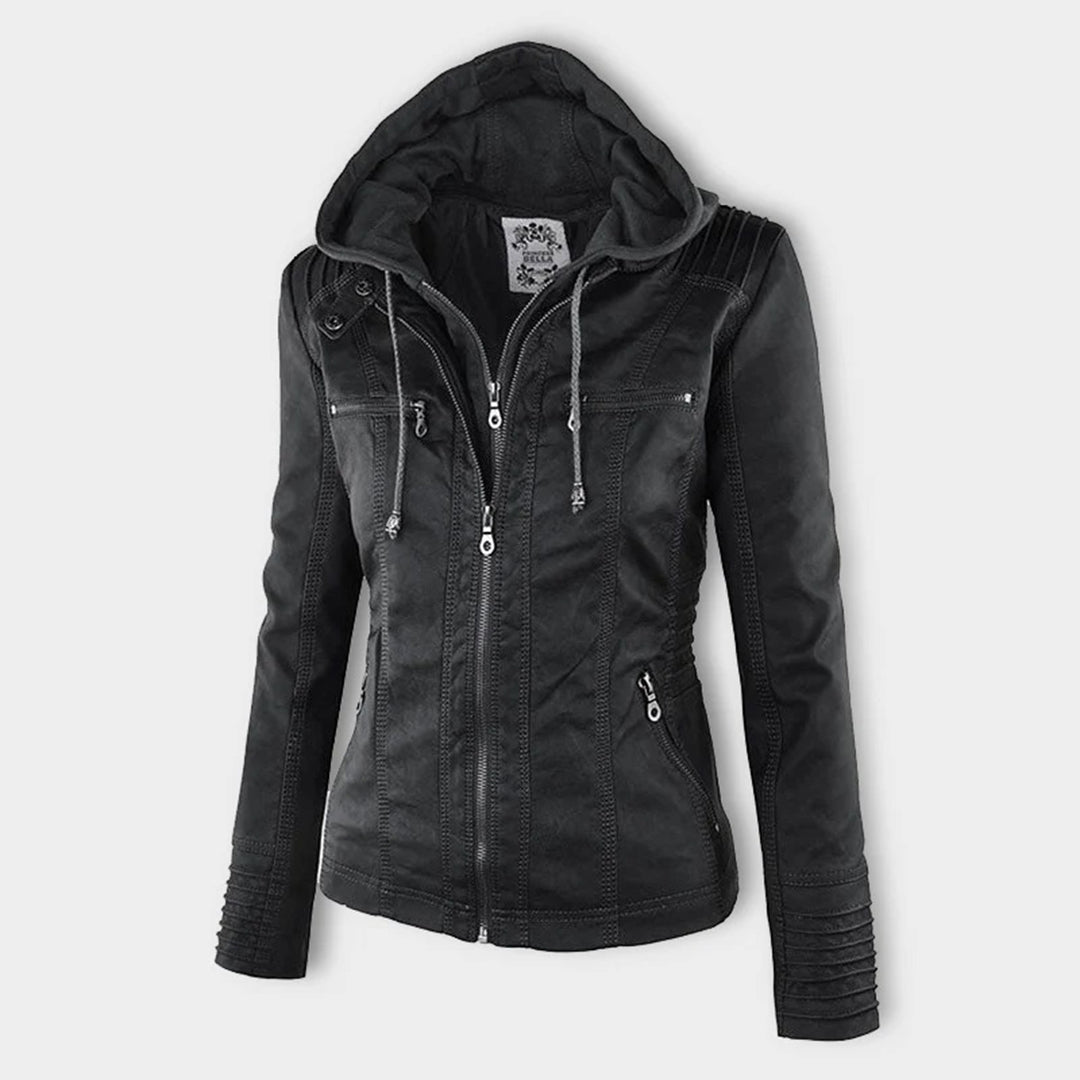 Mia | Stylish Lightweight Leather Jacket Women for Spring Autumn