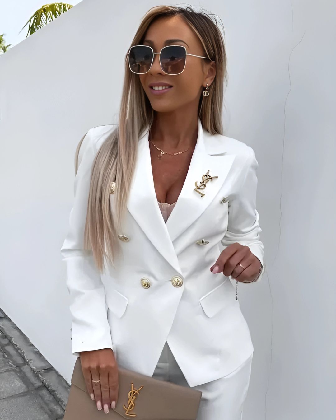 Mia | Stylish Tailored Women's Suit With Slim Trousers