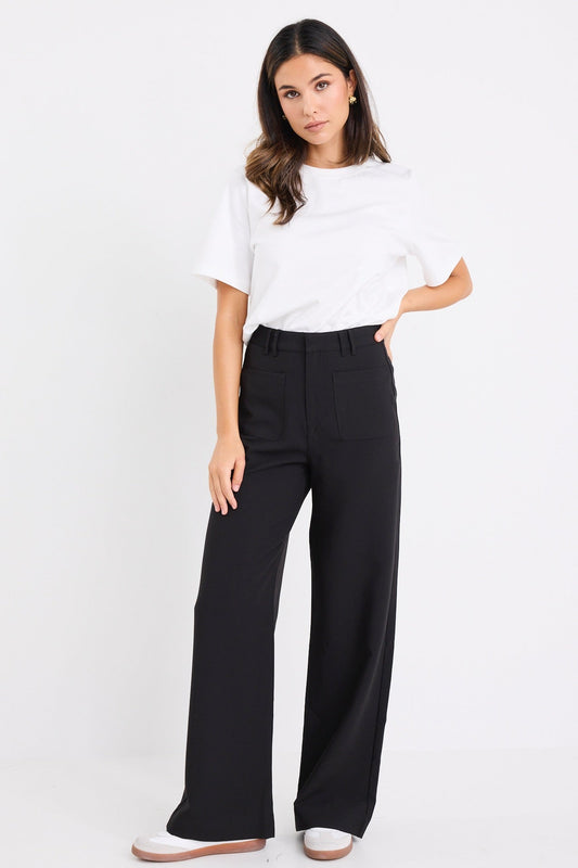 Mia | Tailored High Rise Wide Leg Pants