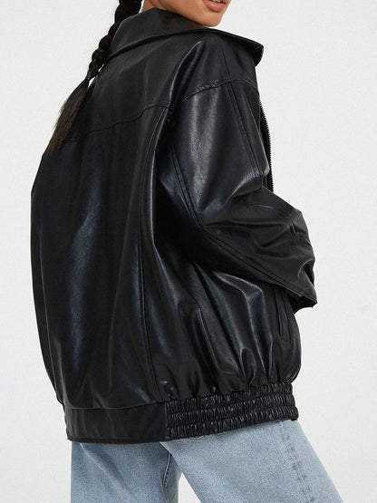 Mia | Trendy Oversized Bomber Jacket for Women