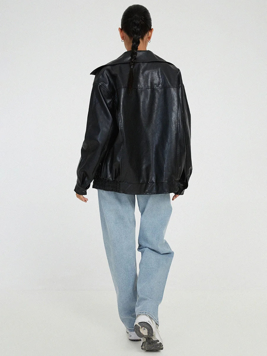 Mia | Trendy Oversized Bomber Jacket for Women