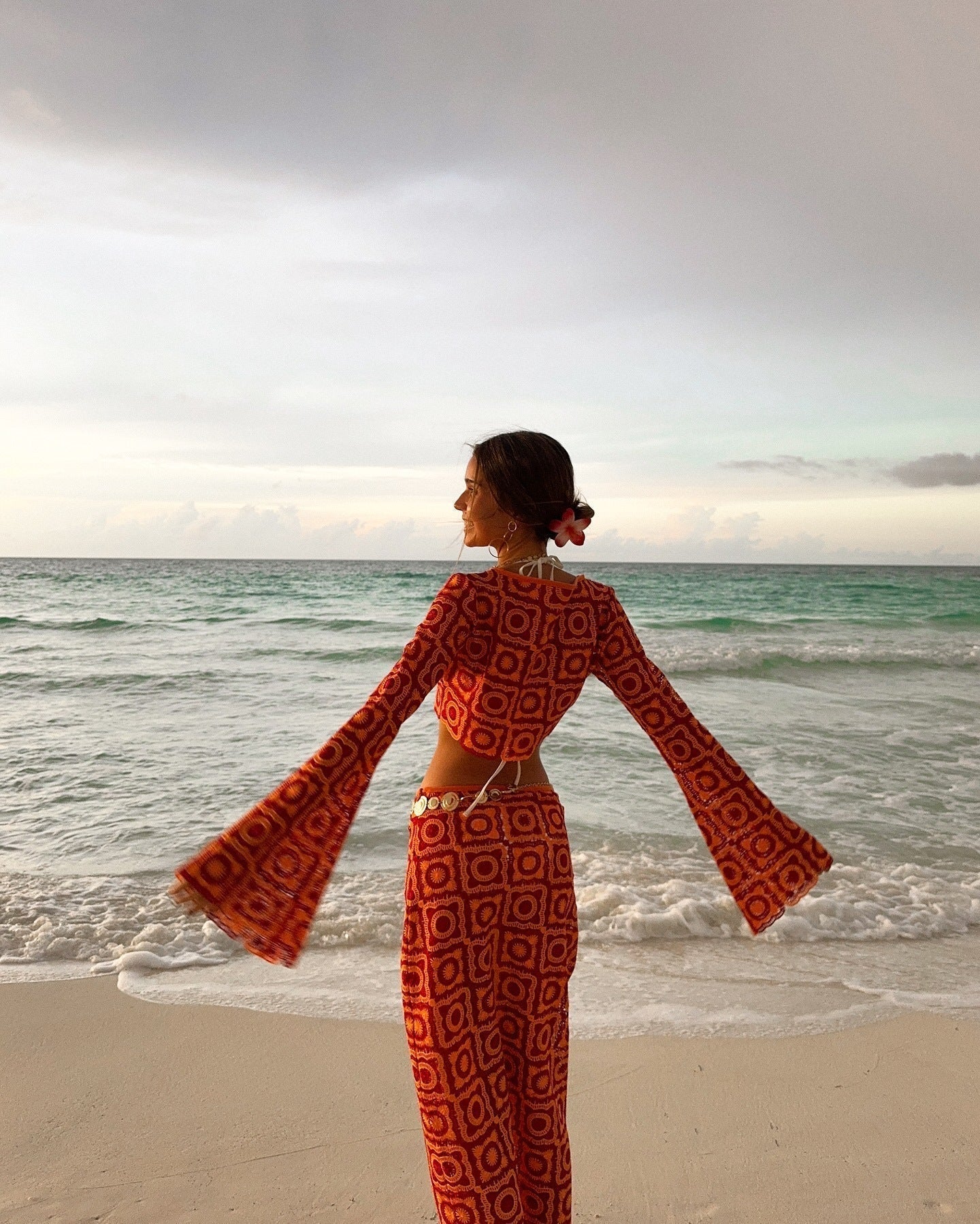 Mia | Vibrant Crochet Two-Piece Beach Set