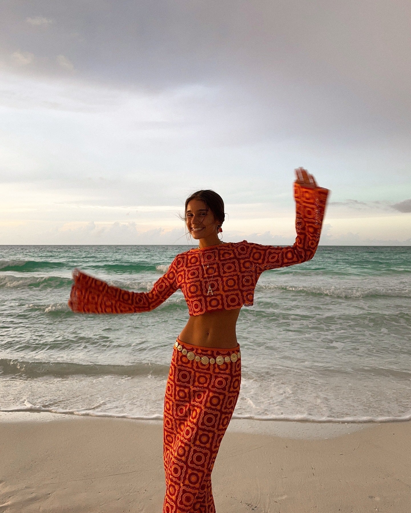 Mia | Vibrant Crochet Two-Piece Beach Set