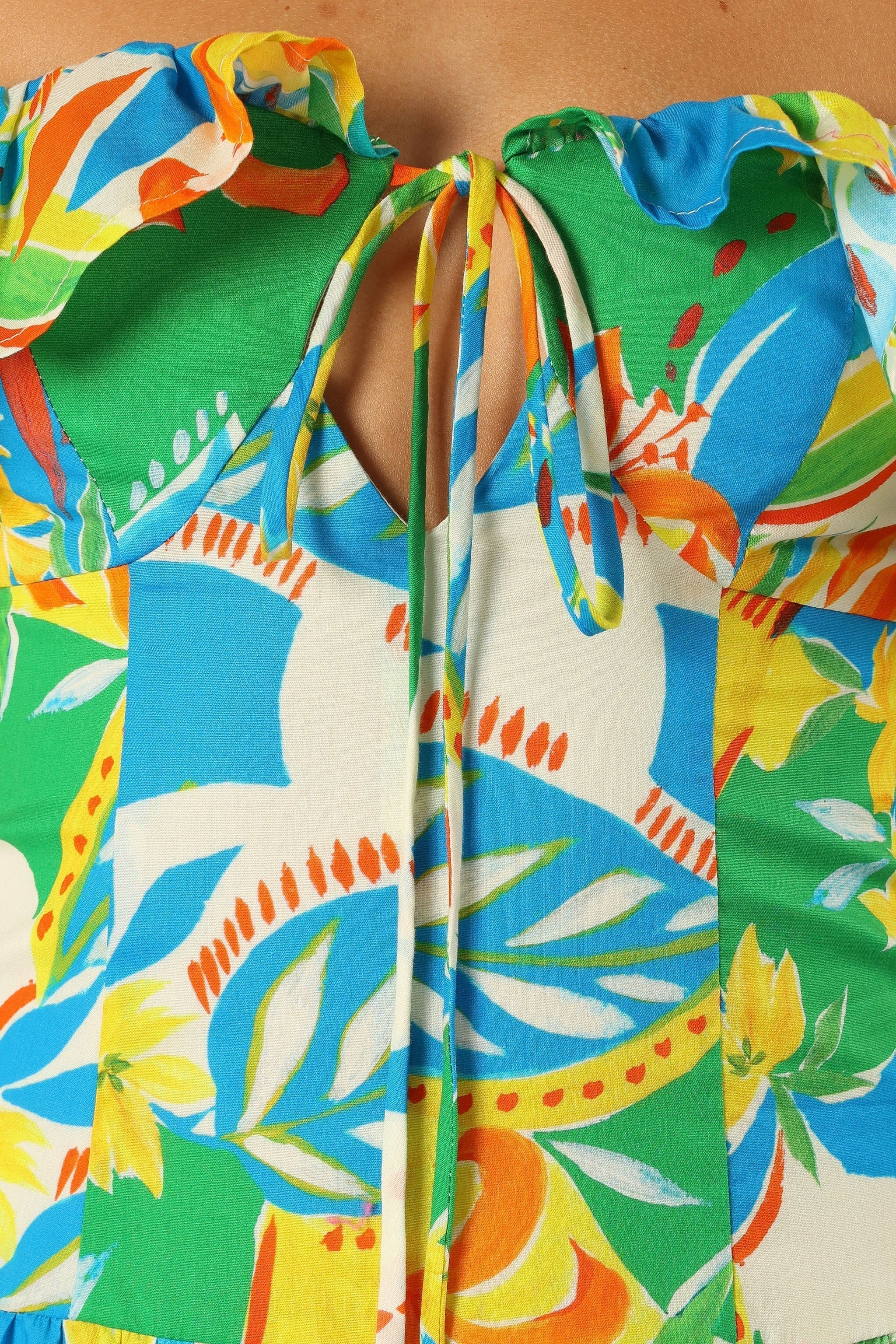 Mia | Vibrant Off Shoulder Maxi Dress