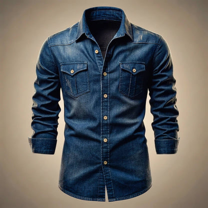 Emmett | Organic Denim Shirt