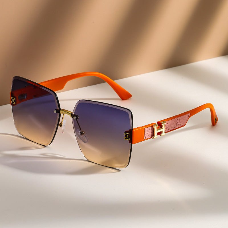 Esme | Oversized Rimless Sunglasses